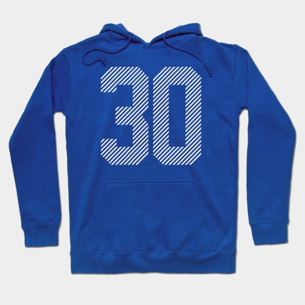 Iconic Number 30 Hoodie by Teebevies